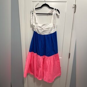 Lilly Pulitzer Colorblock Midi Dress